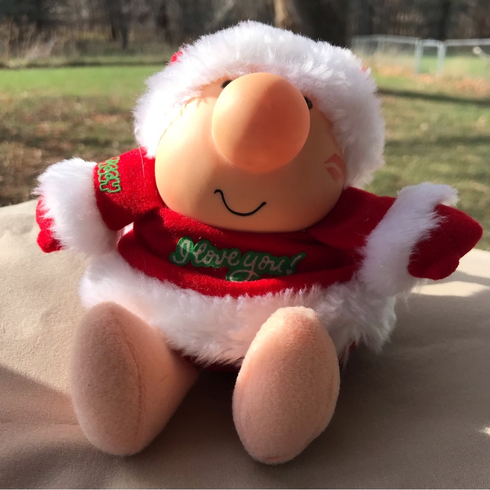 Cute Ziggy I Love You Plush Doll by American Greetings, Vintage Original ©1986